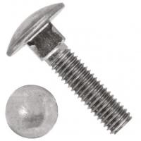 Болт мебельный М5х16 DIN 603 нержавеющая сталь А2