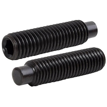 Винт установочный М12х18 DIN 915 с цапфой сталь 45Н