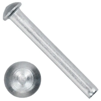 Заклепка 4х6 DIN 660 / ГОСТ 10299-80 алюминиевая